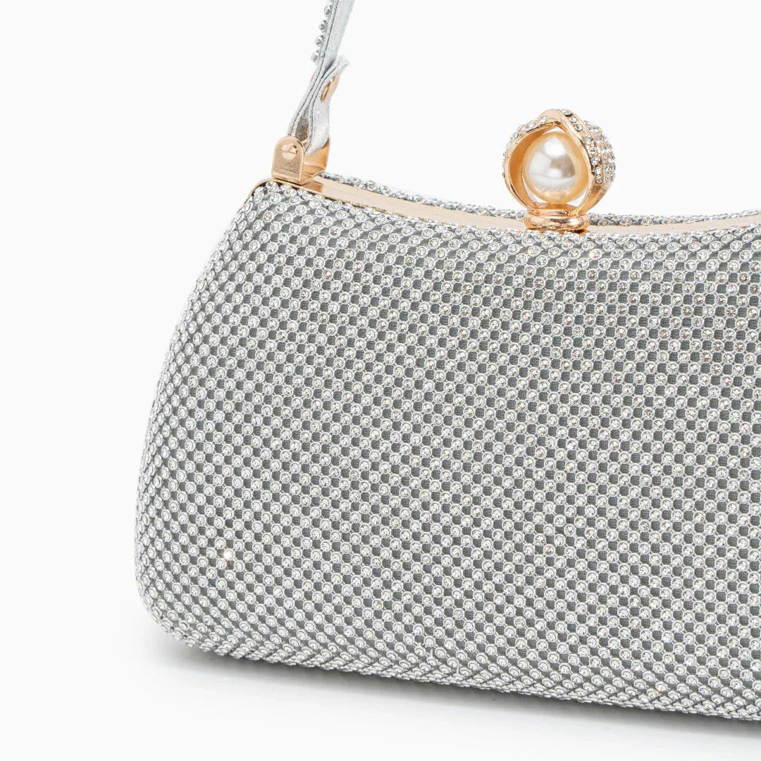 Vioraia (CS) Vintage Rhinestones Glitter Handbag