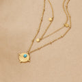 Vioraia Layered Turquoise Necklace