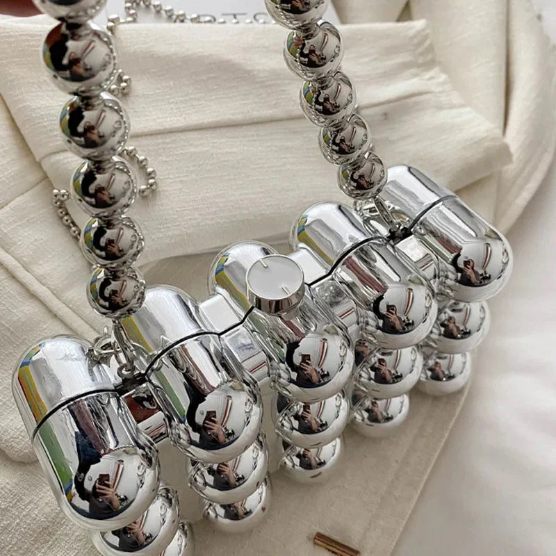 Vioraia Jada Acrylic Clutch Bag