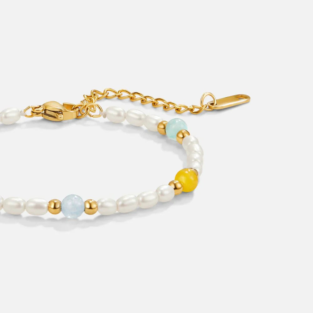 Vioraia Orelia Pearl & Bead Bracelet