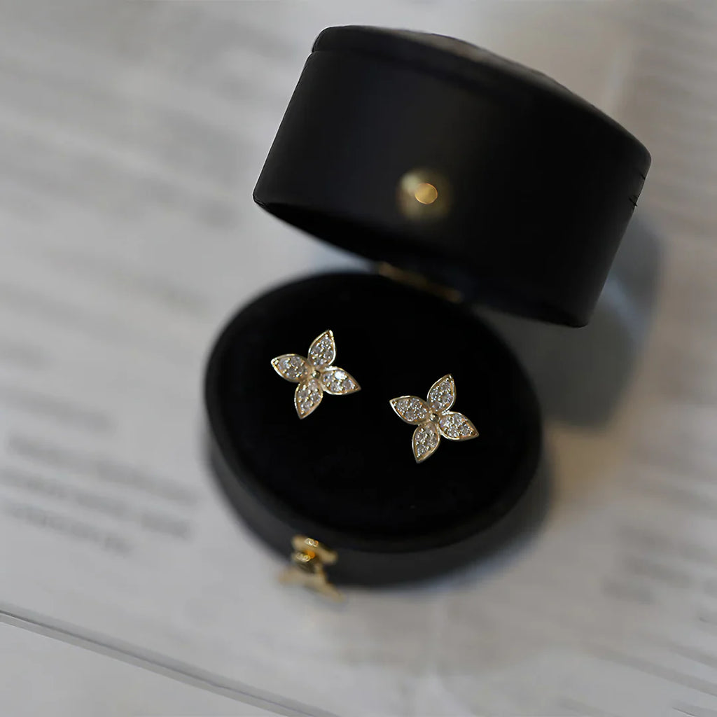 Vioraia Lyra Bloom Frost Earrings