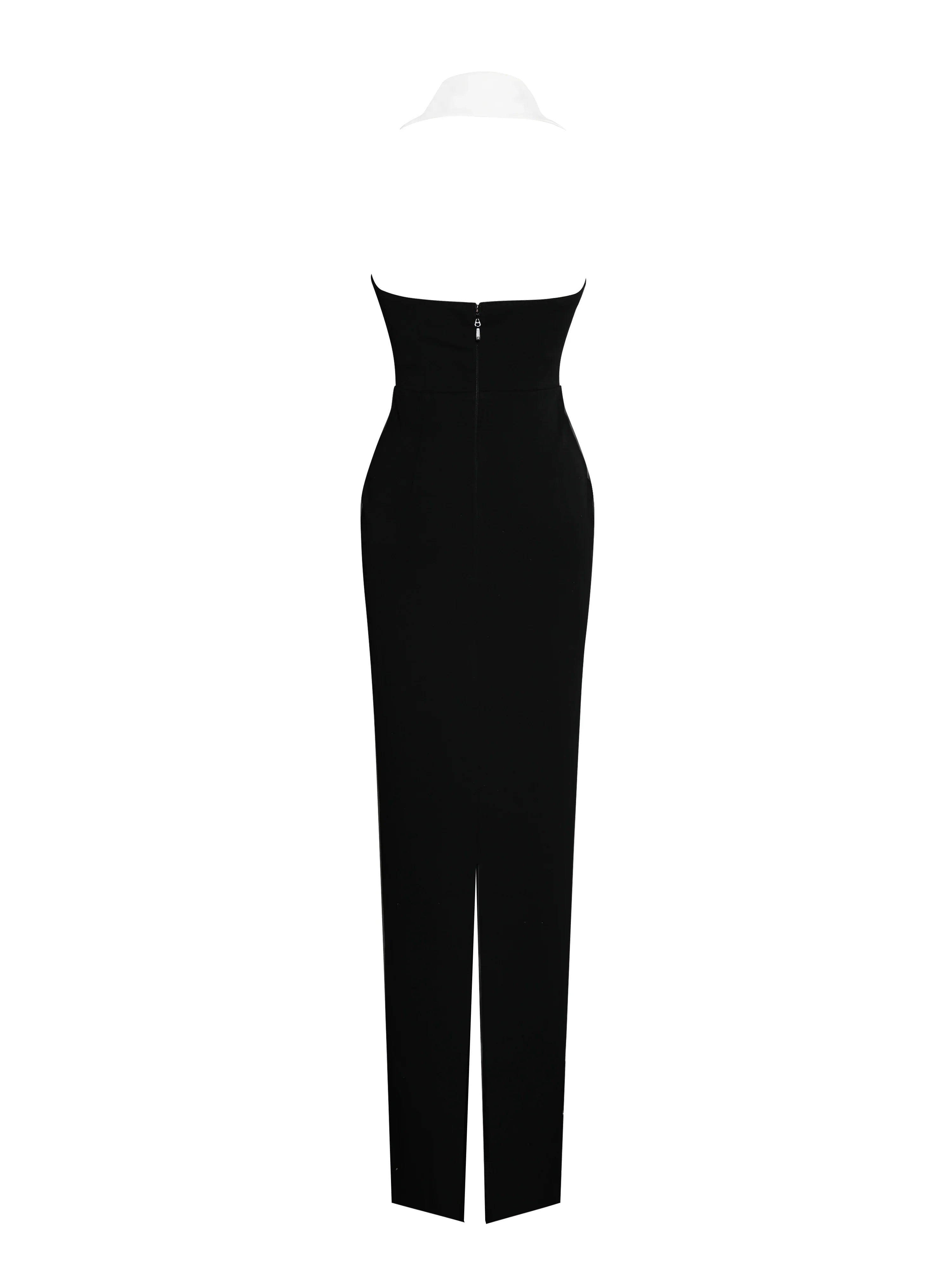Raelyn Black and White Business Casual Maxi Dress