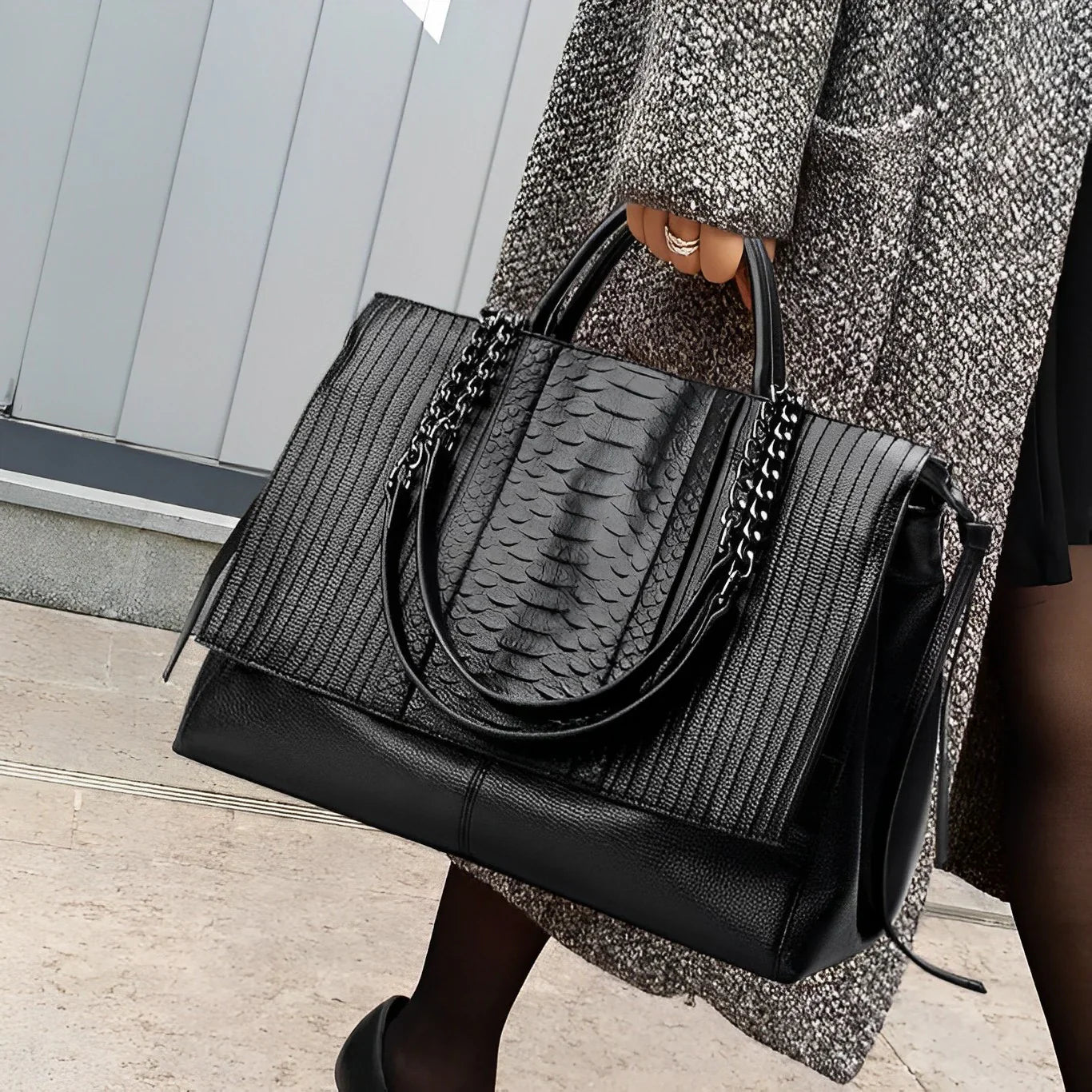 Vioraia Euphemia Medium Tote Bag