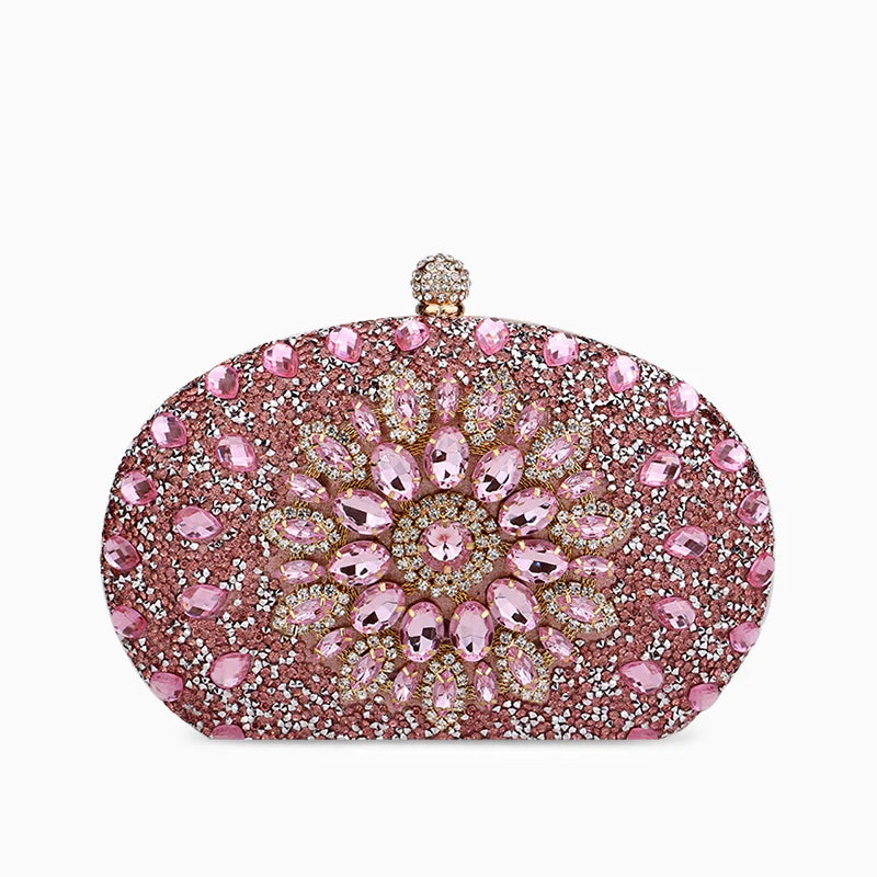Vioraia Meghan Diamond Encrusted Clutch Bag