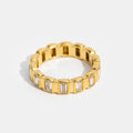 Vioraia Gigi Square Crystal Ring