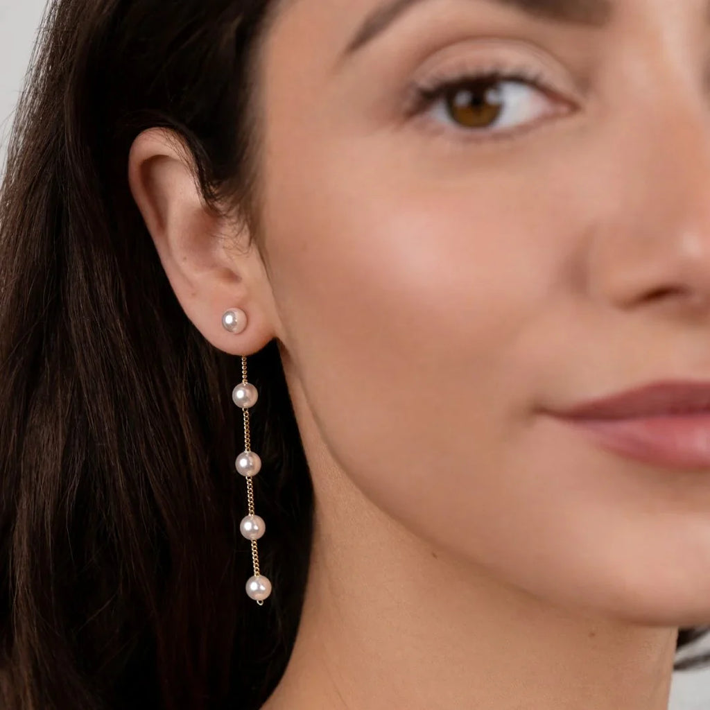 Vioraia Pearl Drop Earrings