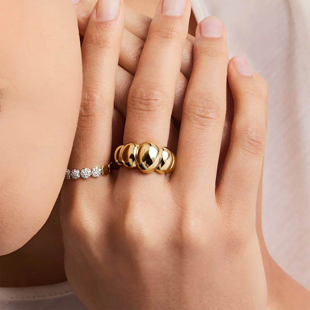 Vioraia Selene Bubble Band Ring