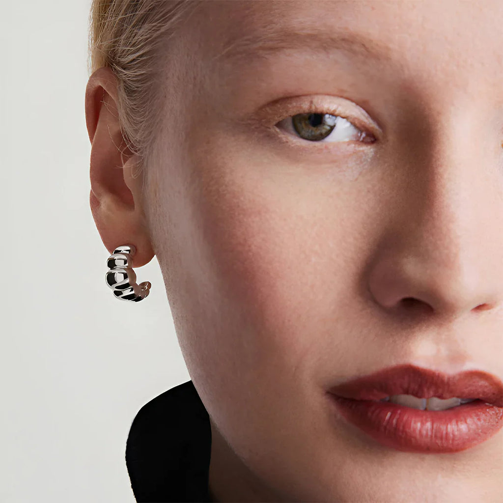 Vioraia Marcelline Bubble Hoop Earrings