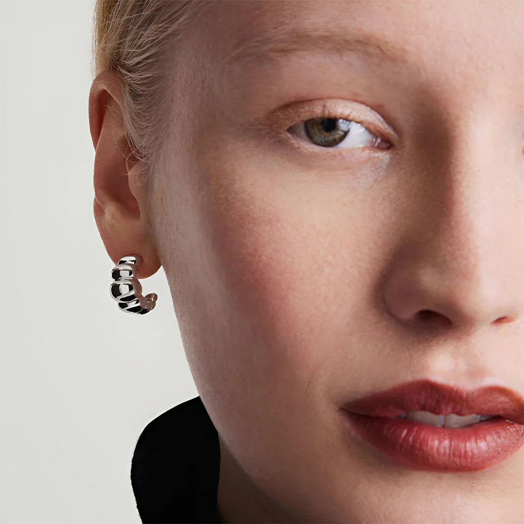Vioraia Marcelline Bubble Hoop Earrings