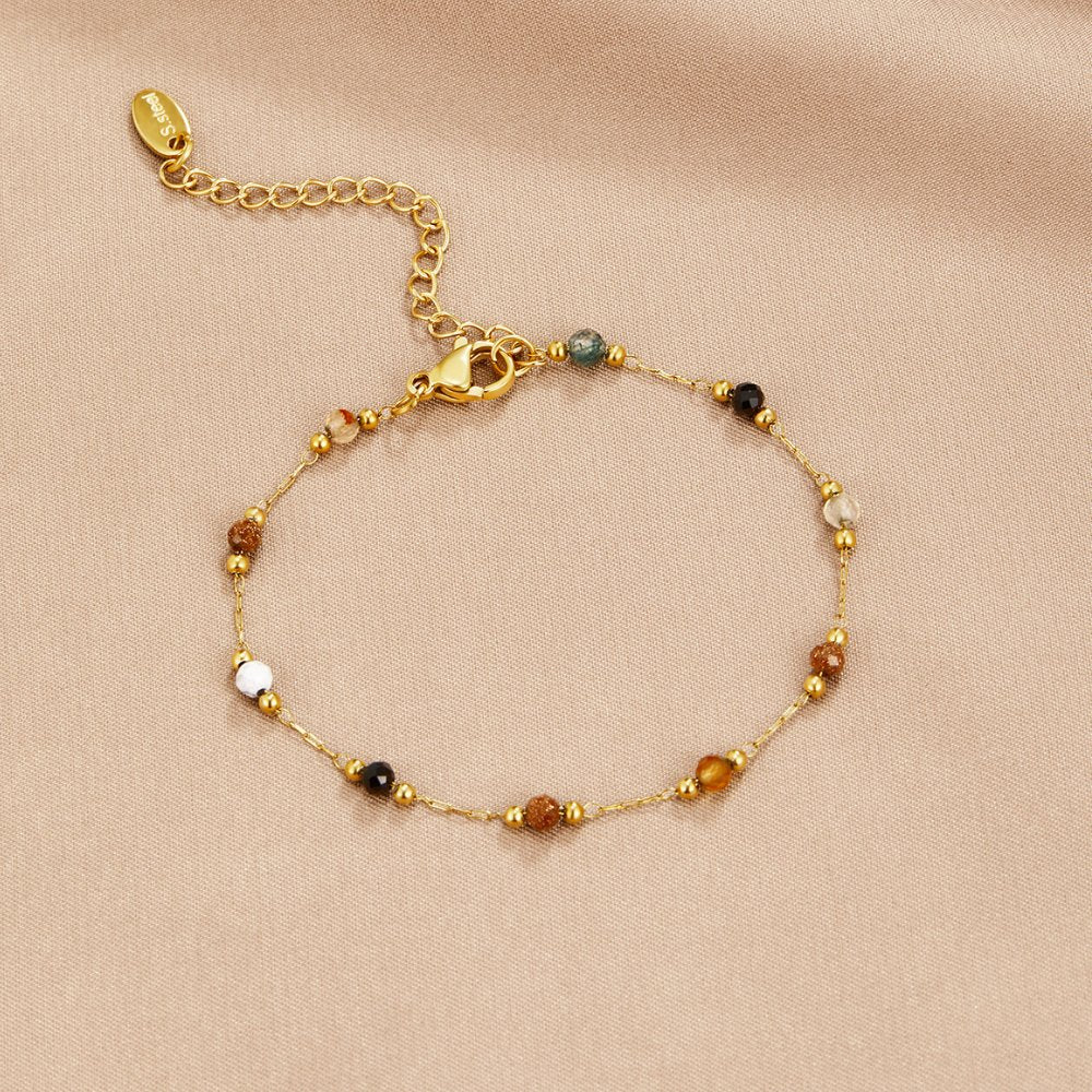 Vioraia Lulu Beaded Stone Bracelet