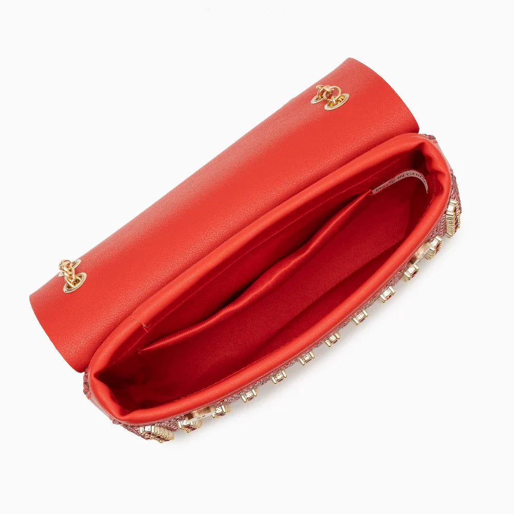 Vioraia Chantal Diamond Clutch Bag