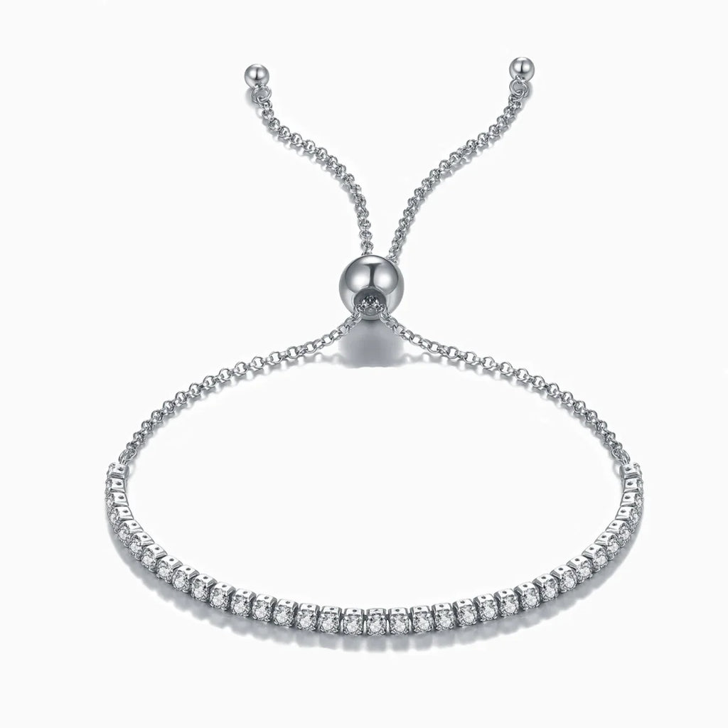 Vioraia Dazzling Tennis Slider Bracelet