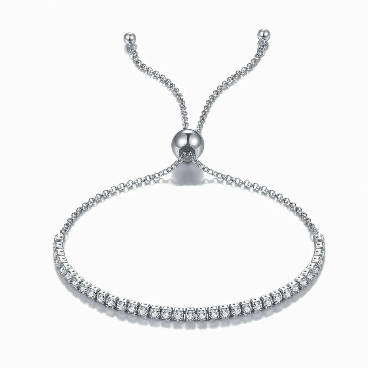 Vioraia Dazzling Tennis Slider Bracelet