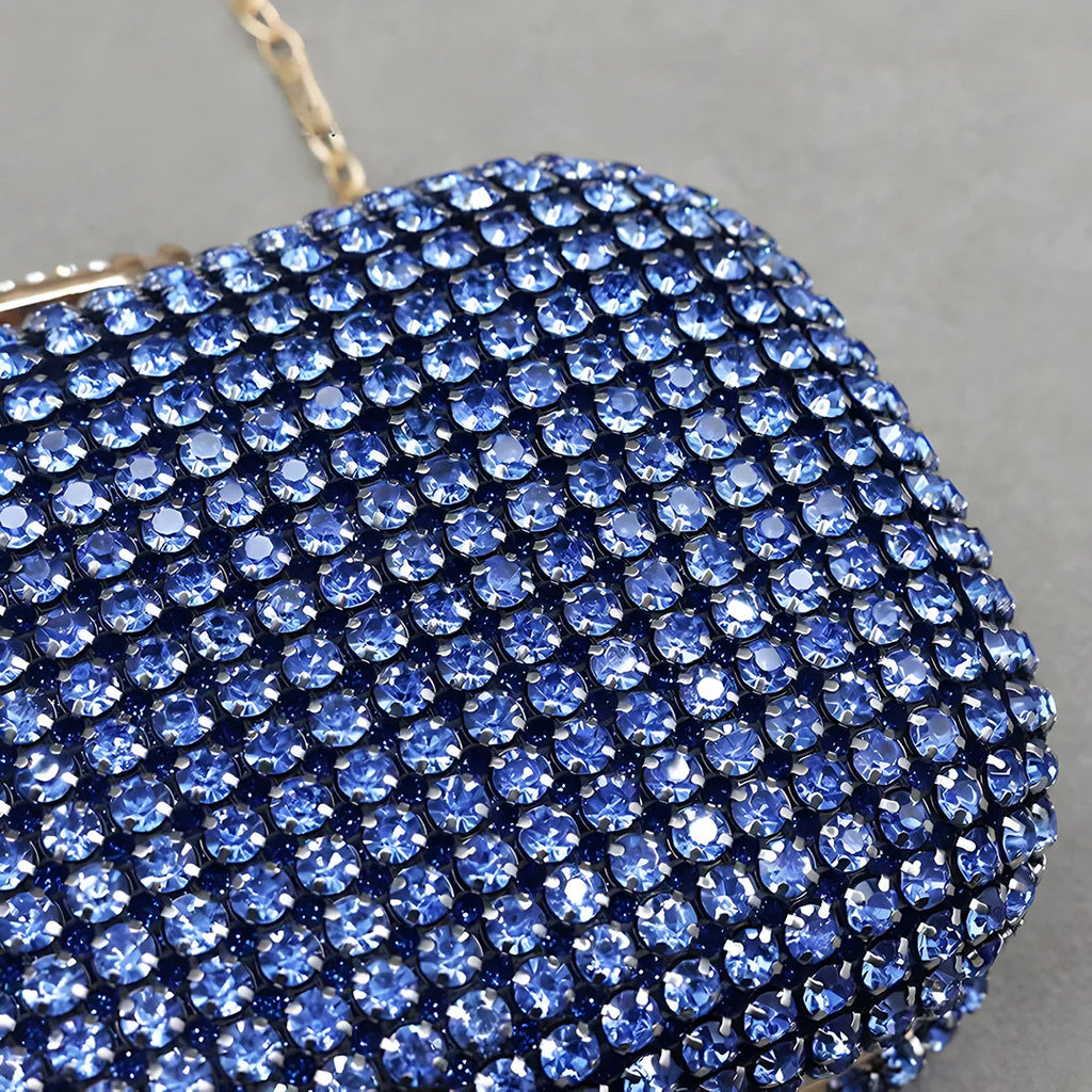 Vioraia Sara Diamond Encrusted Clutch Bag