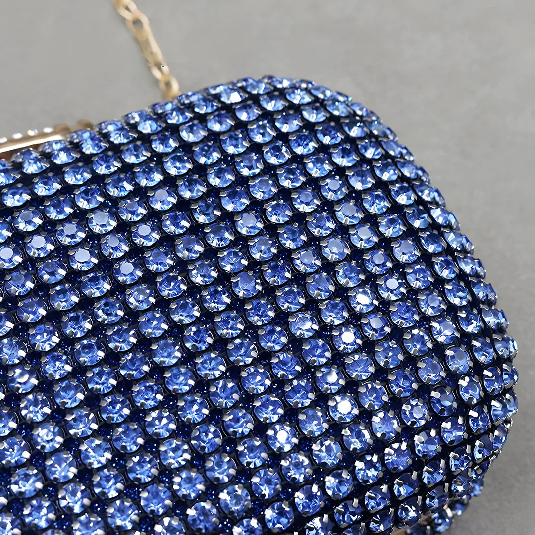 Vioraia Sara Diamond Encrusted Clutch Bag