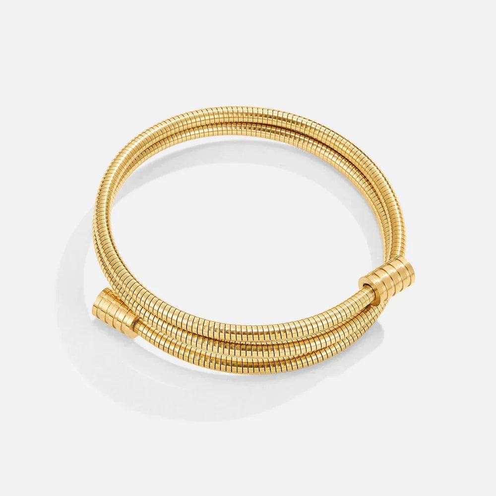 Vioraia Twisted Gold Bracelet