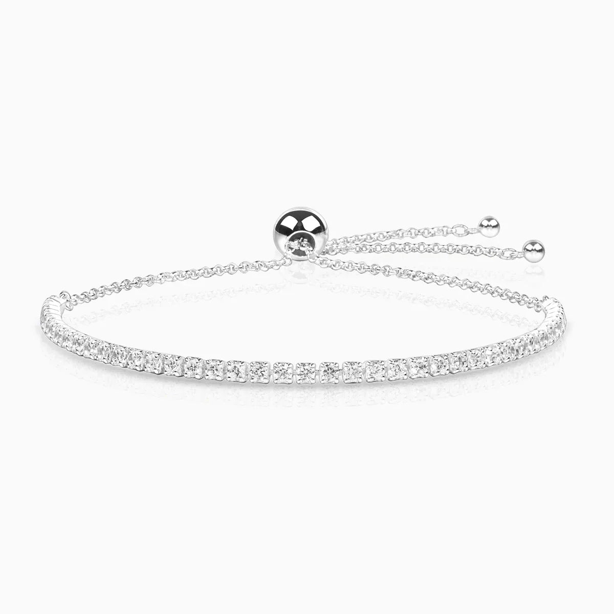 Vioraia Dazzling Tennis Slider Bracelet