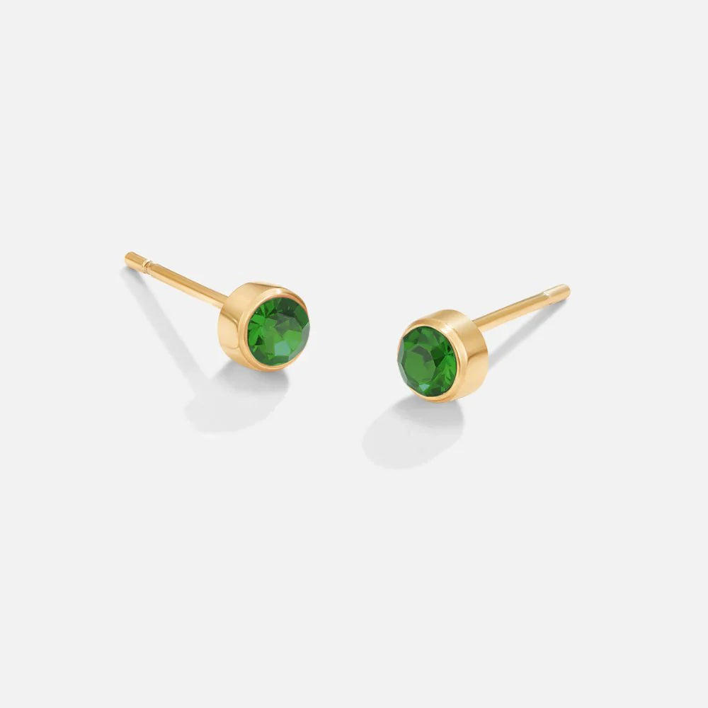 Vioraia Birthstone Stud Earrings