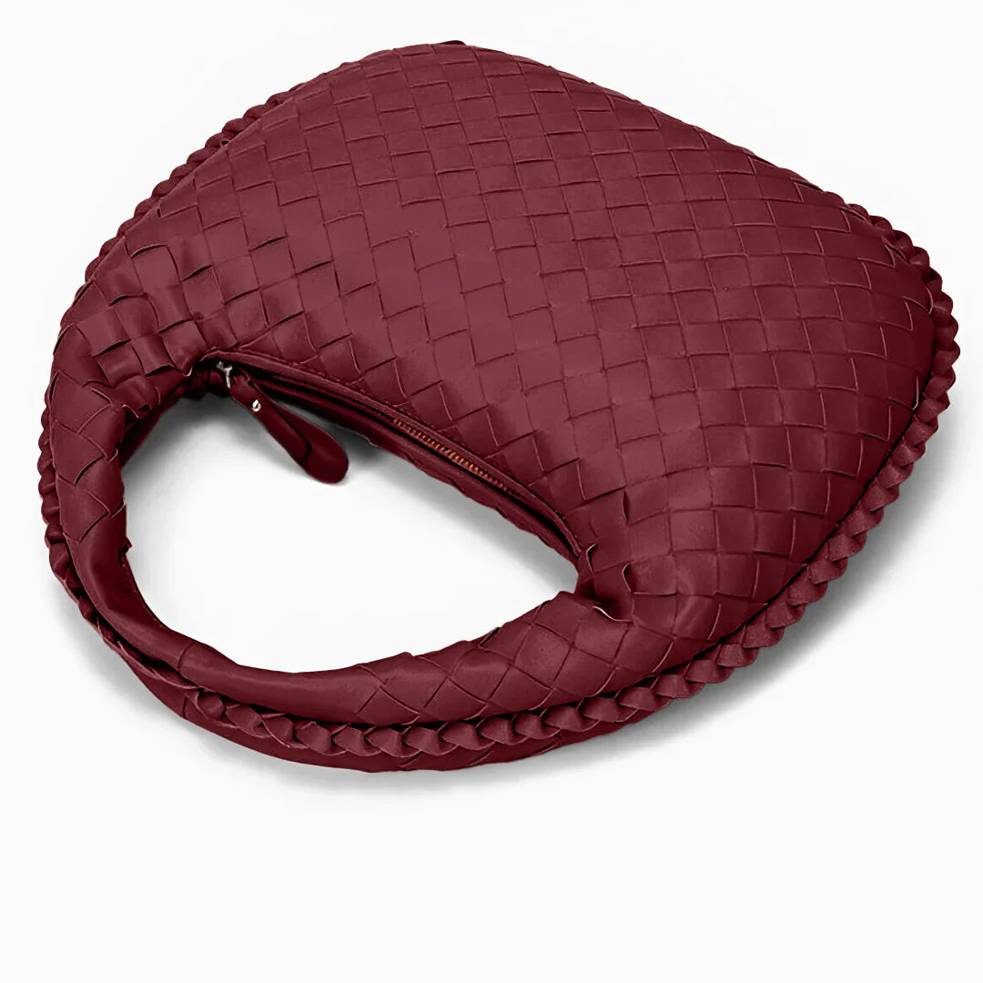 Vioraia Olga Woven Shoulder Bag