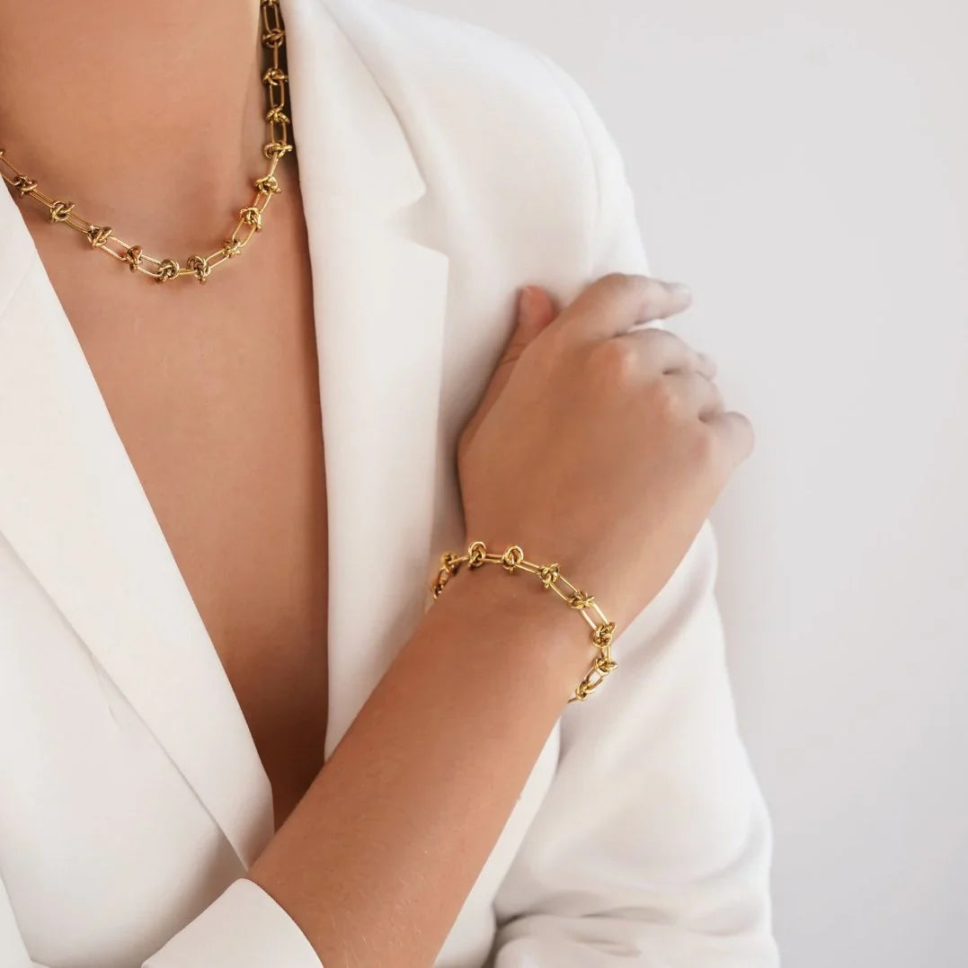 Vioraia Zoey Chain Link Bracelet