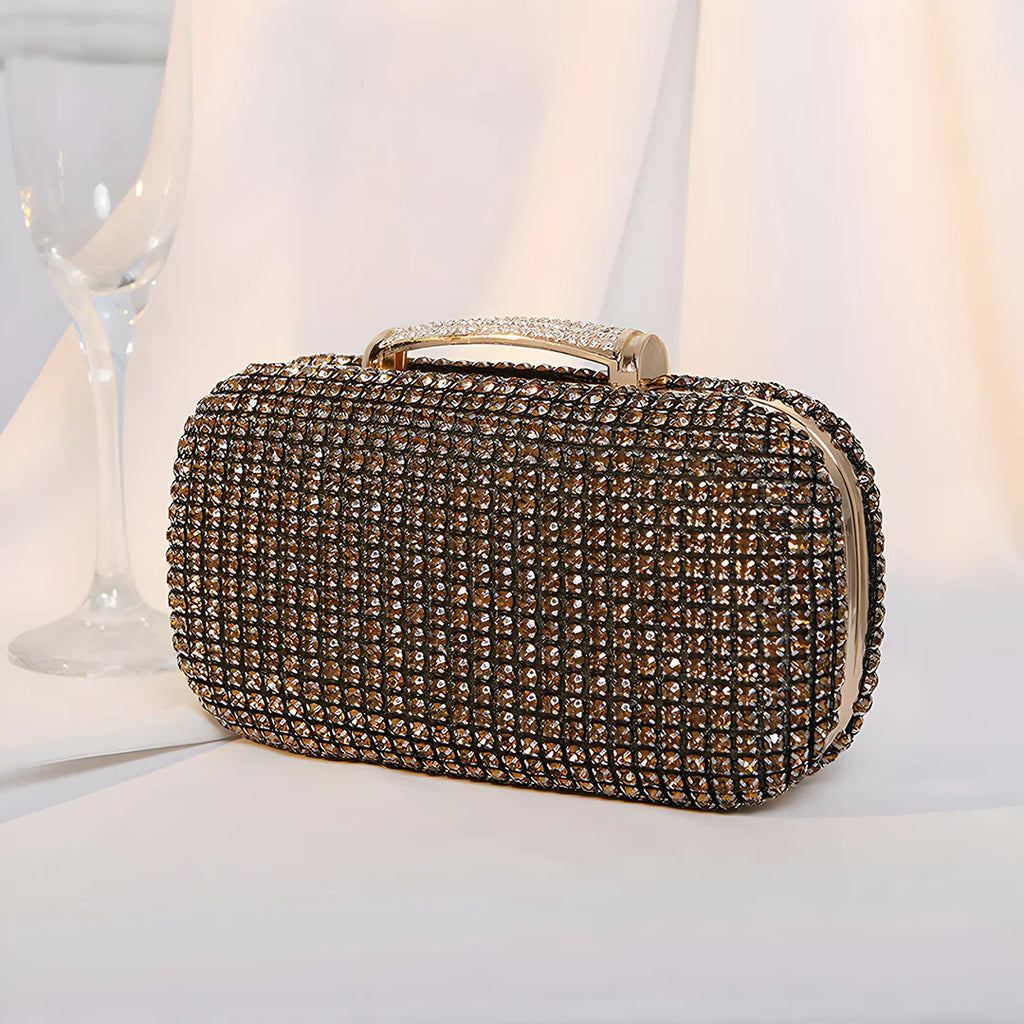 Vioraia (CS) Sara Diamond Encrusted Clutch Bag