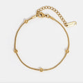 Vioraia Luna Gold Bead Bracelet