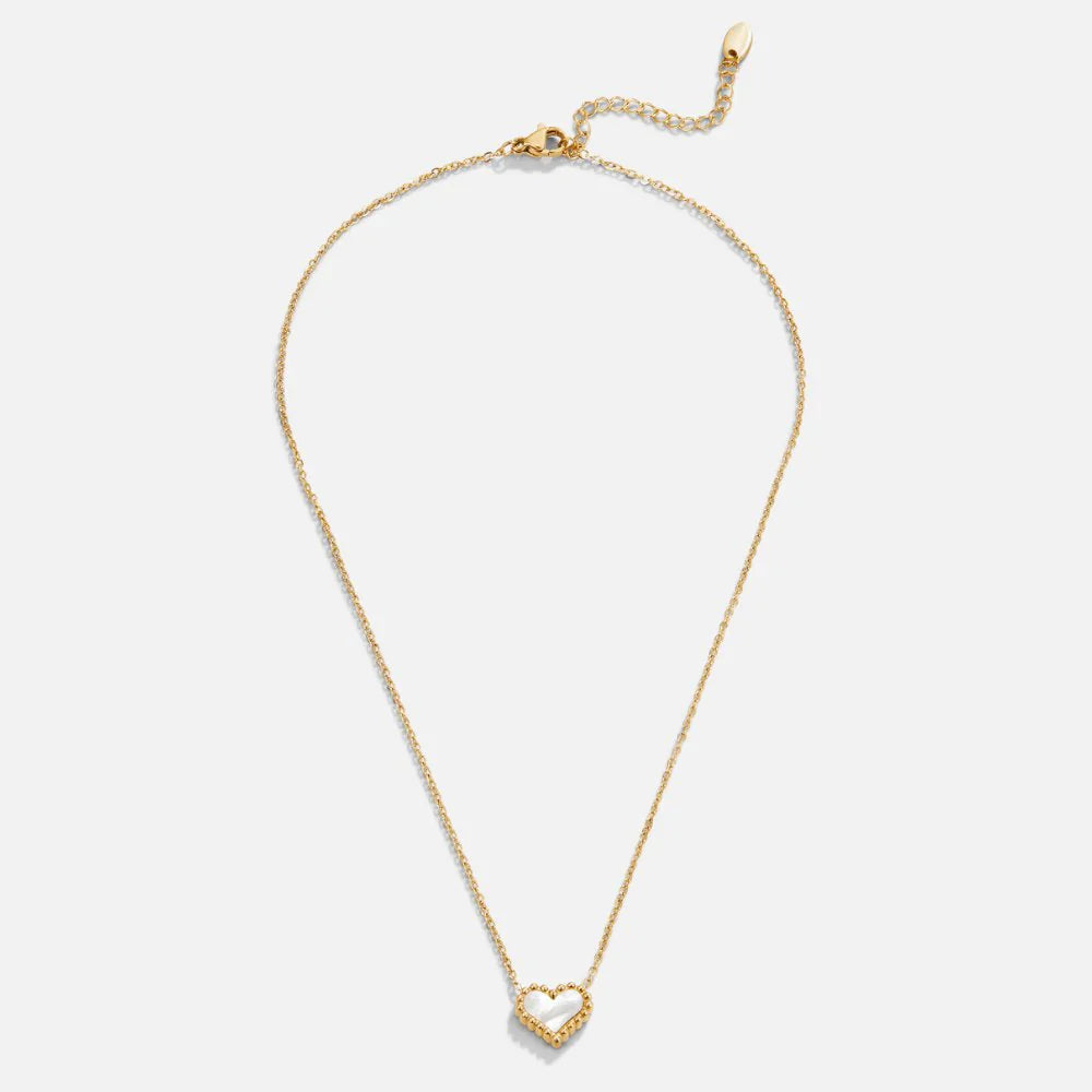 Vioraia Lois Beaded Heart Necklace