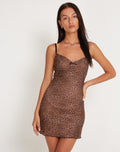 Lestila Mini Dress in Rar Leopard Mesh