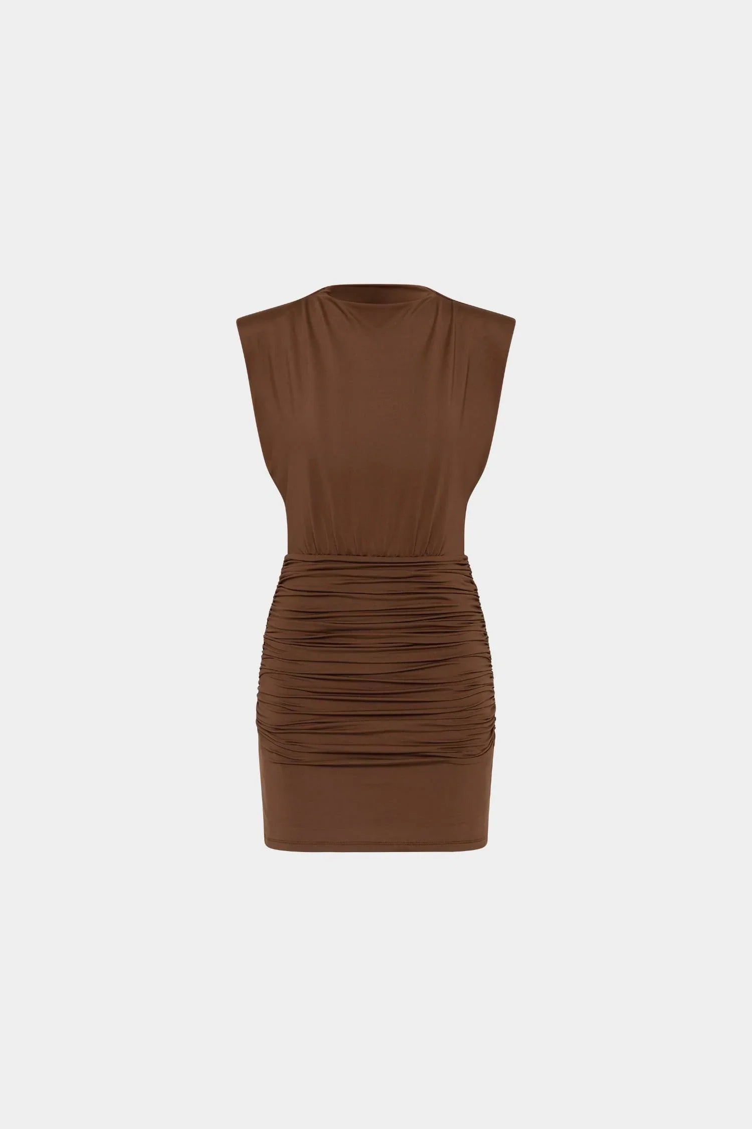 Structured Shoulder Mini Dress | Cafe