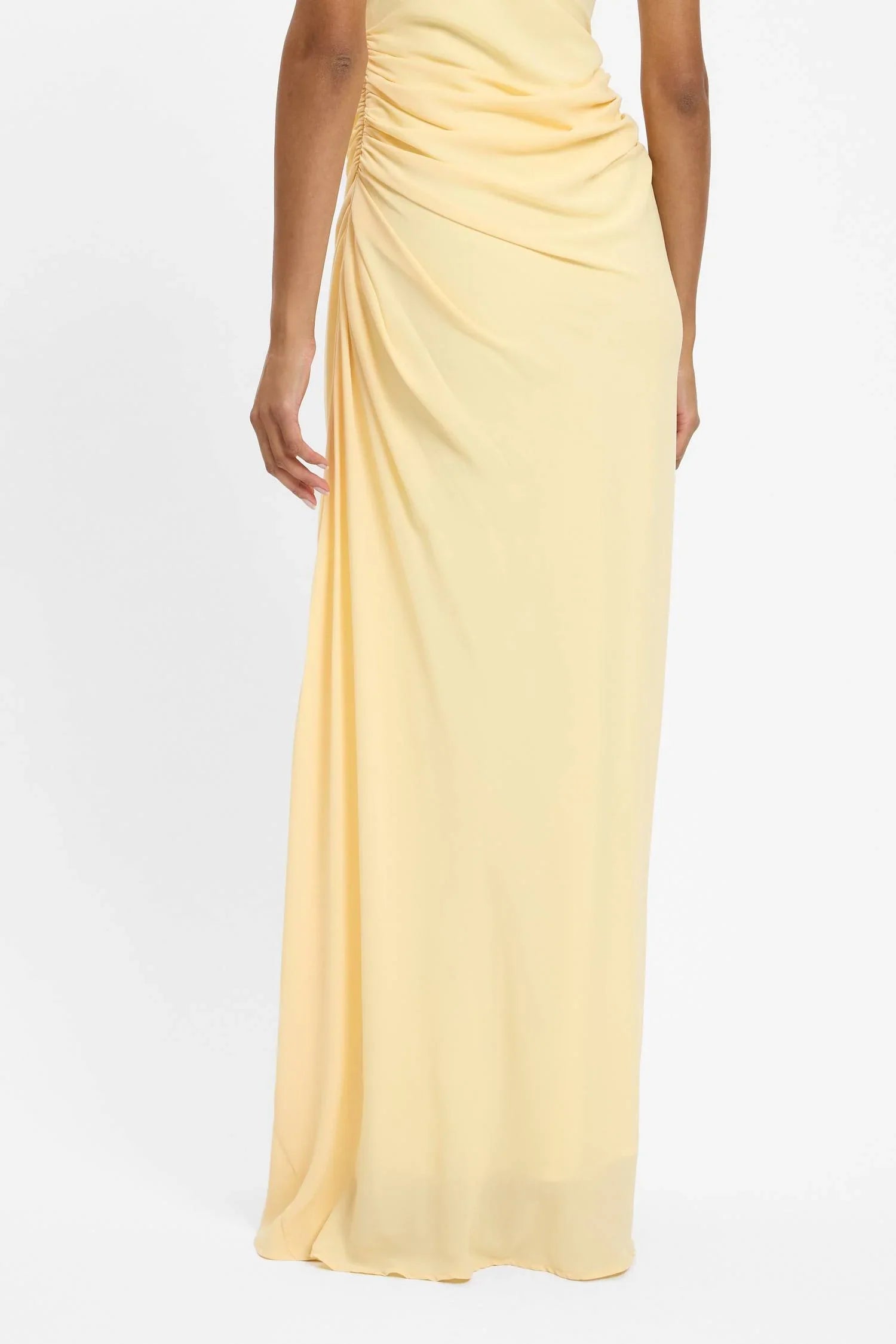 Draped Gown | Lemon