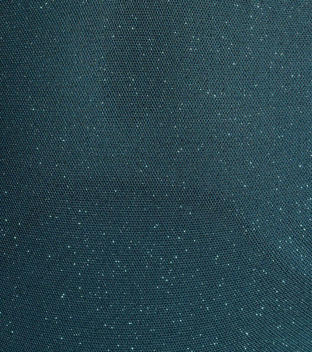 Sparkle and Shine Off-The-Shoulder Glitter Mini Dress