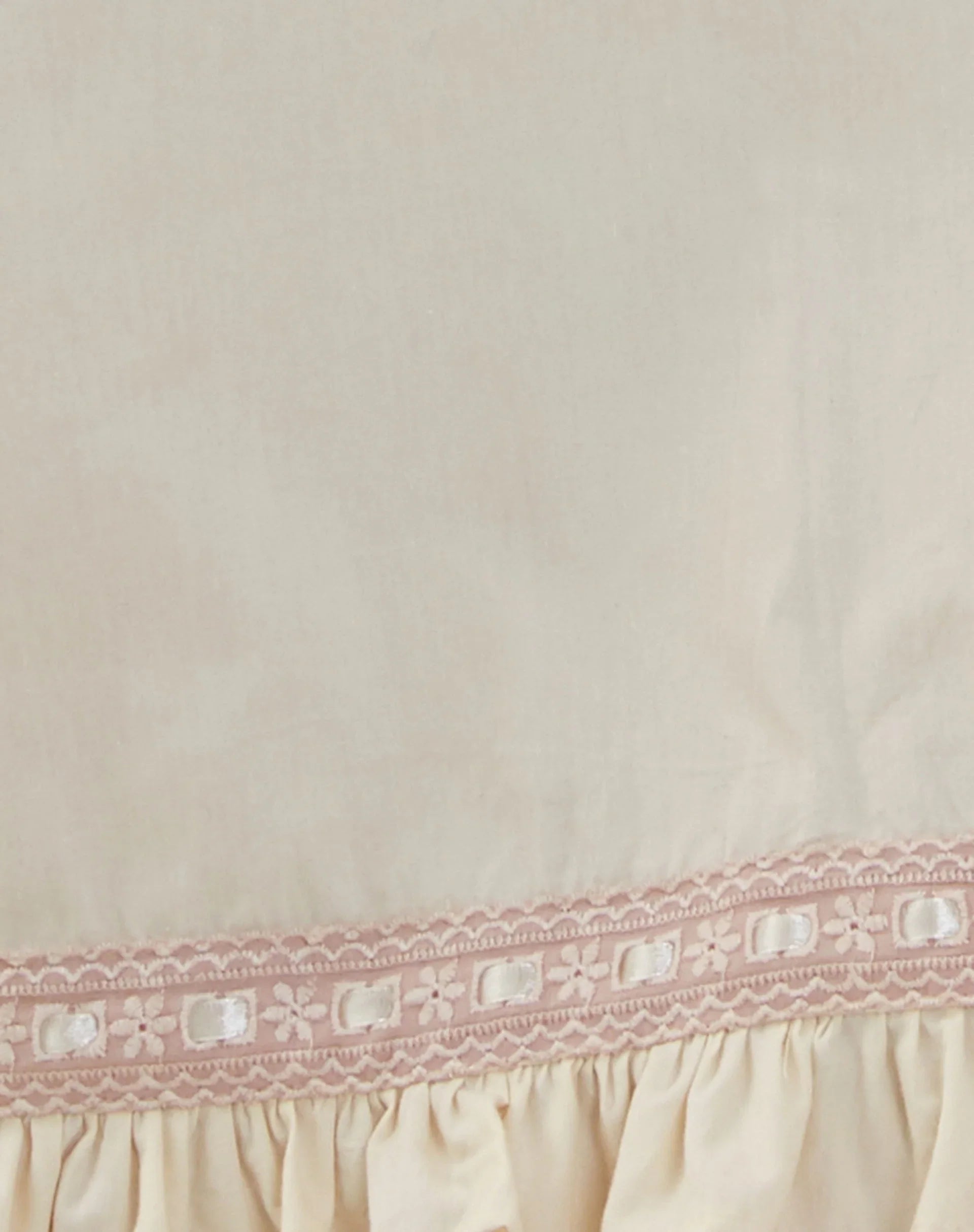 Jacena Lace Trim Mini Dress in Ivory