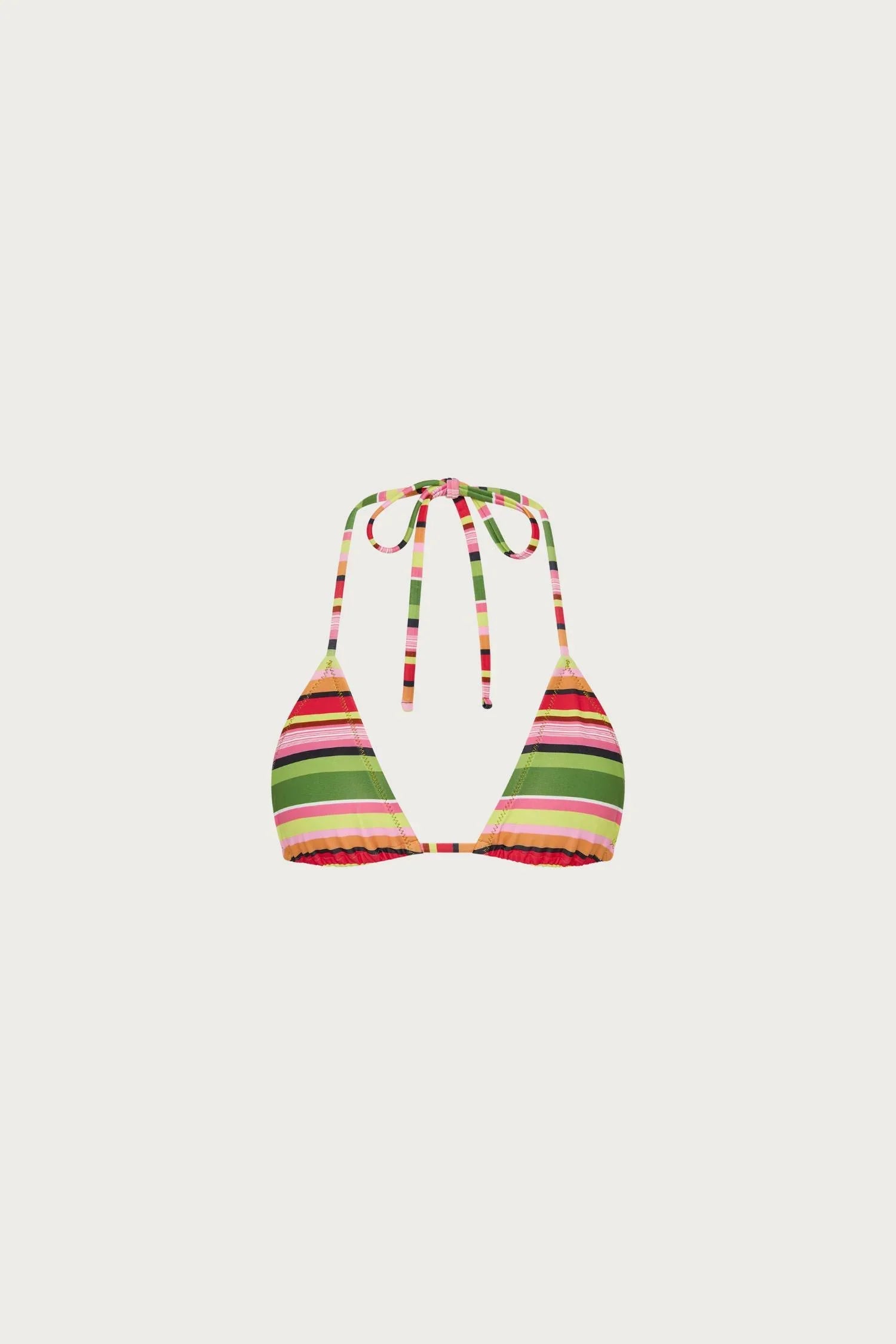 Triangle Top | Emerald Stripe