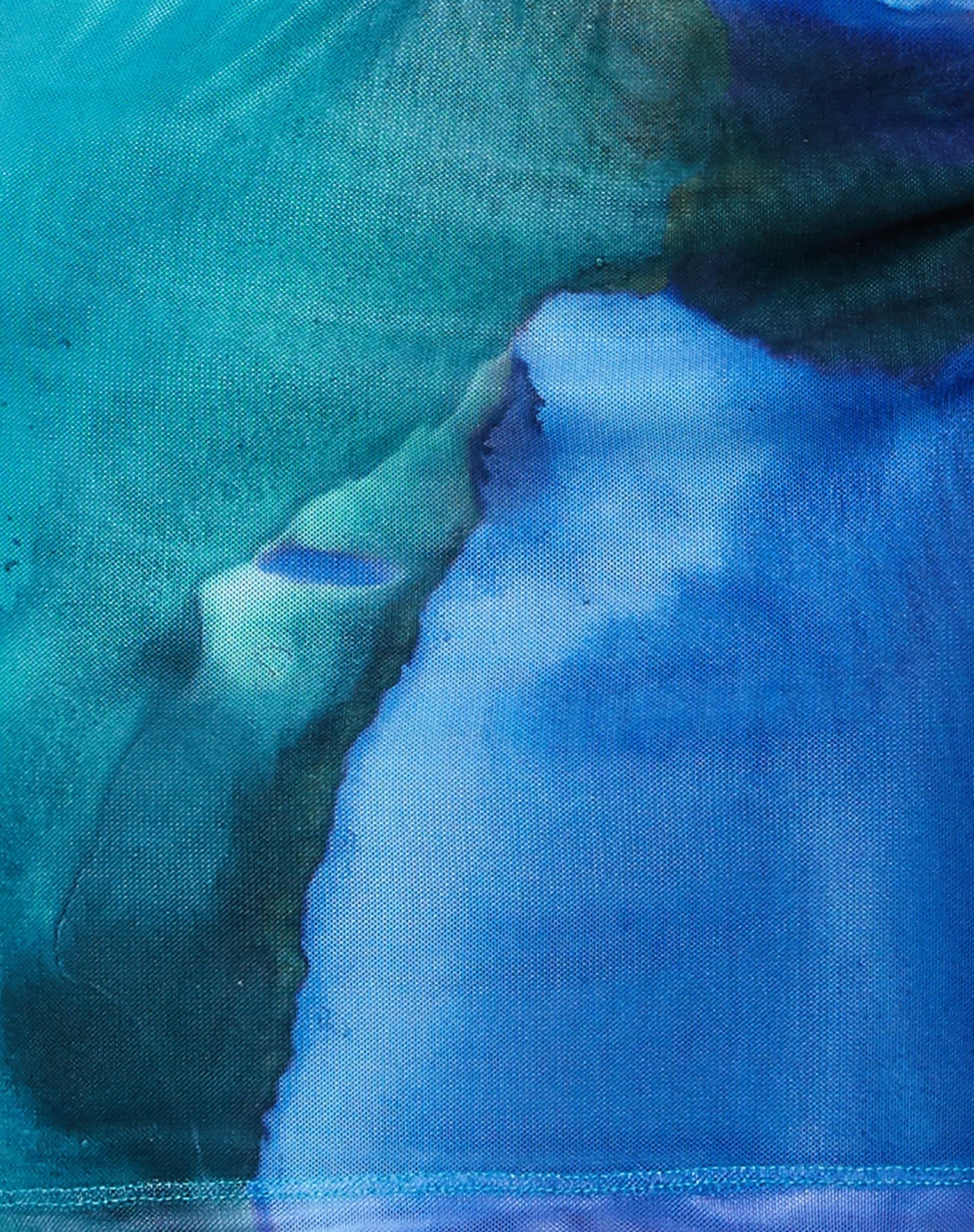 Julep Mini Dress in Fluid Watercolour Wash