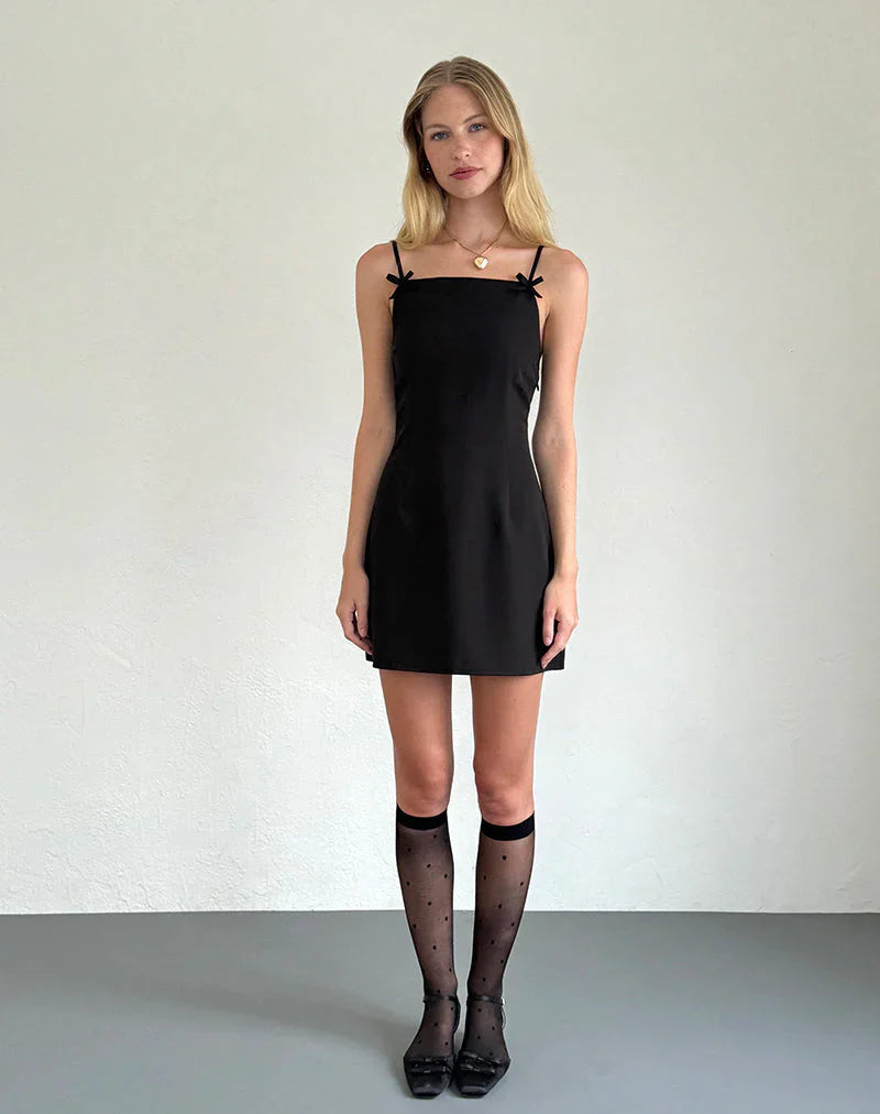 Aketi Mini Dress in Black