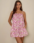 Kamalani Mini Dress in Blossom Floral Pink
