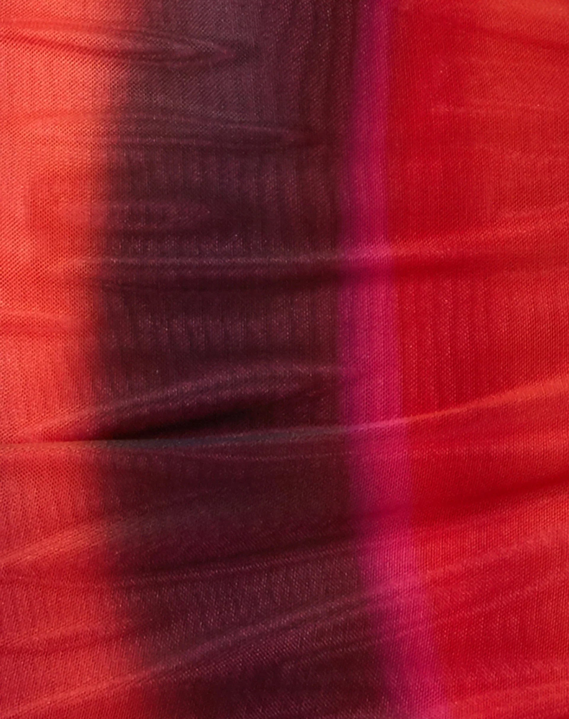 Yuvila Mini Dress in Solarized Orange and Pink