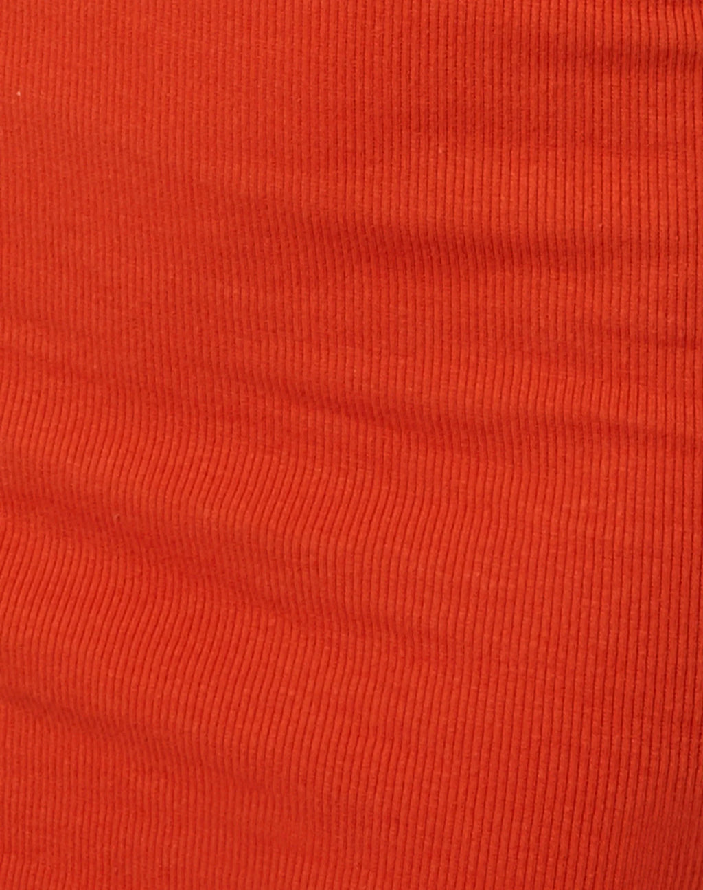 Doja Mini Dress in Rib Tangerine