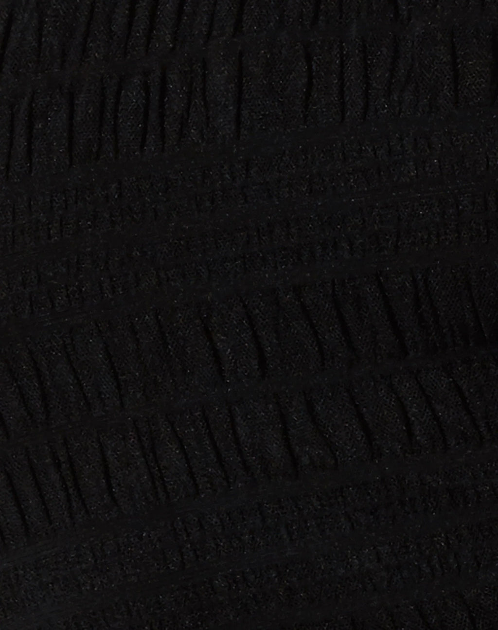 Mende Mini Dress in Shirred Mesh Black