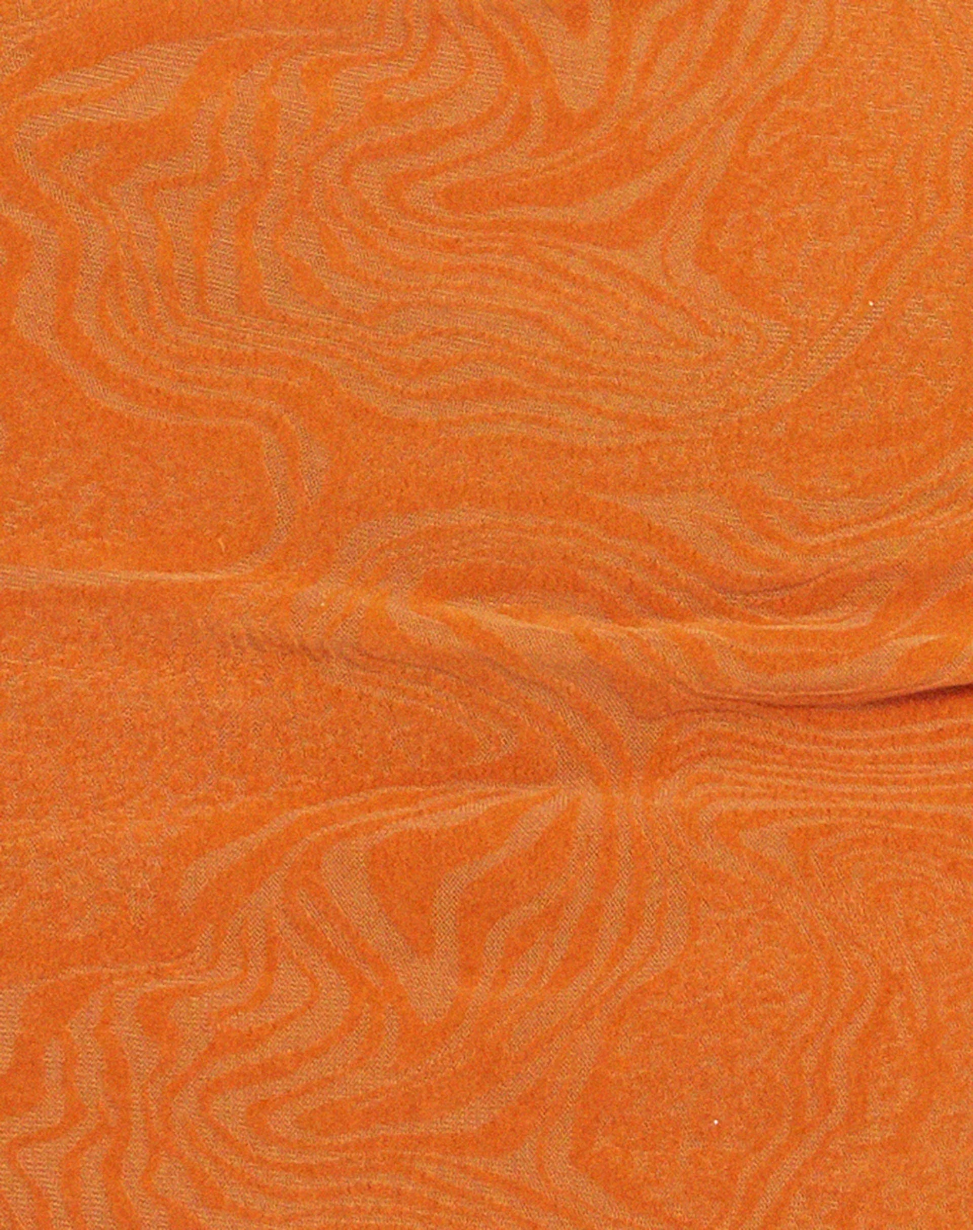 Diti Mini Dress in Mixed Animal Flock Orange