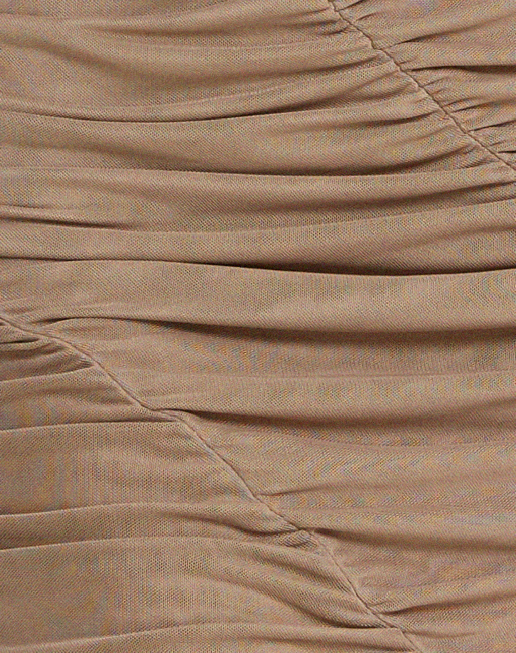 Robina Mesh Mini Dress in Oatmeal